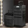 Embellir - 7 In 1 Cosmetic Makeup Trolley Black