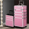 Embellir - 7 In 1 Cosmetic Makeup Trolley Pink
