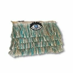 Sorena - Fofi Boho Clutch Blue