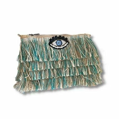 Sorena - Fofi Boho Clutch Blue