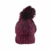 Beanie - Essence Cable Knit Adult Beanie Maroon