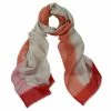 DLUX Scarves DLUX - Frankie Dipped Wool / Silk Scarf Berry 190x70cm