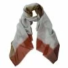 DLUX Scarves DLUX - Frankie Dipped Wool / Silk Scarf Tan 190x70cm