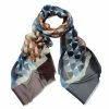 DLUX Scarves DLUX - Domino Digi Print Micro Modal Scarf Teal 180x70cm