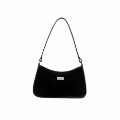 Serenade Leather - Allura Patent Leather Bag W/RFID Black