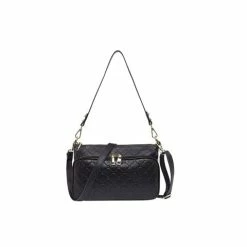 Serenade Leather - Faye Leather Xbody Bag Black