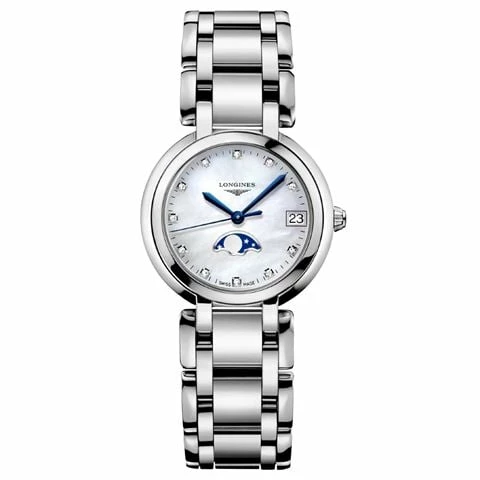 Longines - PrimaLuna Mother Of Pearl Wht 11 Diamonds 30.5mm