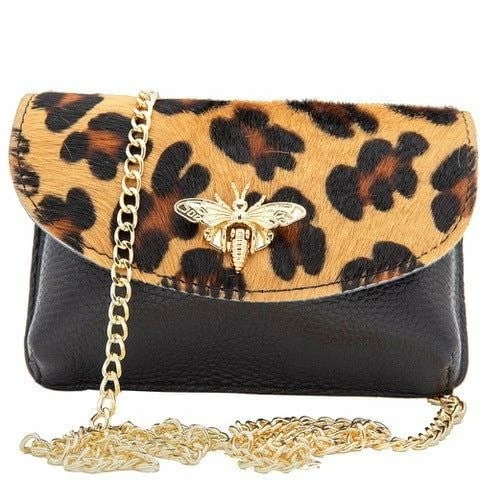 Marlafiji - Biscuit Leopard Mini Purse/Shoulder Bag