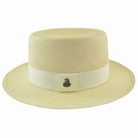 Panama Hats - Boater Extra Large Beige