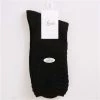 Levante - 100% Textured Cotton Socks One Size Fit My Black