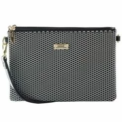 Serenade Leather - Cosmopolitan Cross Body Bag Black & White
