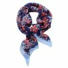 DLUX Scarves DLUX - Francie Silk Digital Print Square Scarf Royal