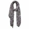 DLUX Scarves DLUX - Kenya Print Wool Silk Check Wrap Mocha
