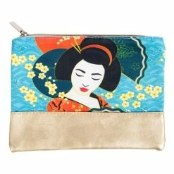 Luxe By Peter's - Geisha Cosmetic Bag Blue