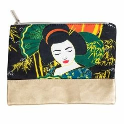 Luxe By Peter's - Geisha Cosmetic Bag Green