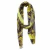 DLUX Scarves DLUX - Flavia Cotton/Modal Leaf Print Scarf Gold