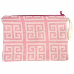 Aelia Anna - Clutch Meandros Pink 24x32cm