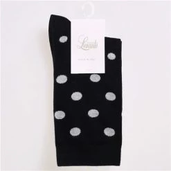 Levante - Gigi Spot Crew Socks Ink & White