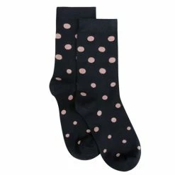 Levante - Gigi Spot Crew Socks Ink & Rose