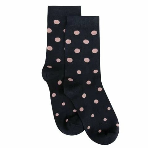 Levante - Gigi Spot Crew Socks Ink & Rose