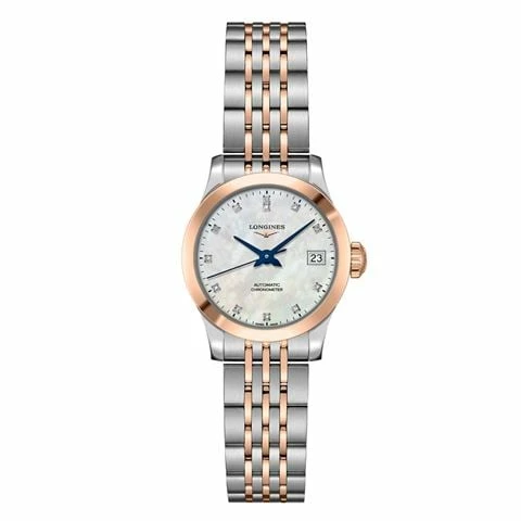 Longines - Record Diamonds Gold & S/Steel Chronometer 26mm