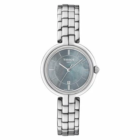 Tissot - Flamingo Quartz MOP Dial Watch 30mm