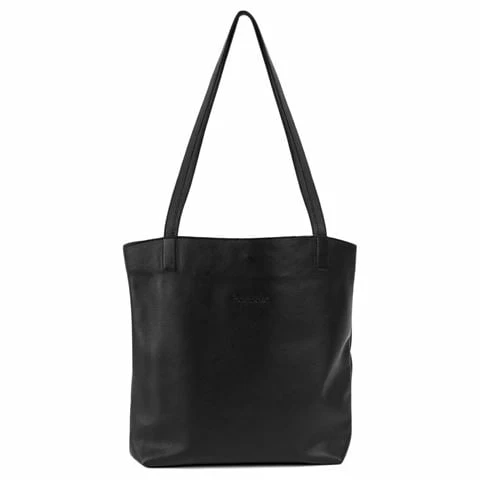 Bemboka - Bredbo Super Soft Leather Tote Black