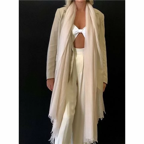Cashmere Luxe - Cloud Cashmere Handloom Wrap Soft Pink