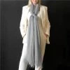 Cashmere Luxe - Cloud Cashmere Handloom Wrap Soft Grey