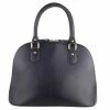 Marlafiji - Carmen Saffiano Leather Dome Bag Black