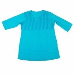 Floressents - Pintuck Tunic Turquoise